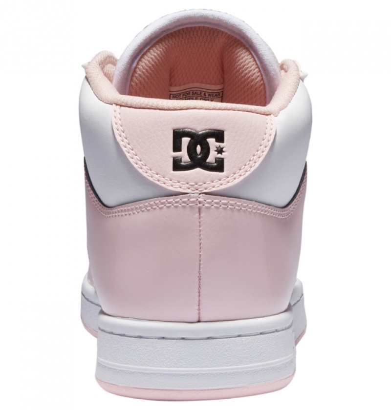 Basket DC Manteca 4 MID Mid-Top Rose Clair Femme | JEW-0780486