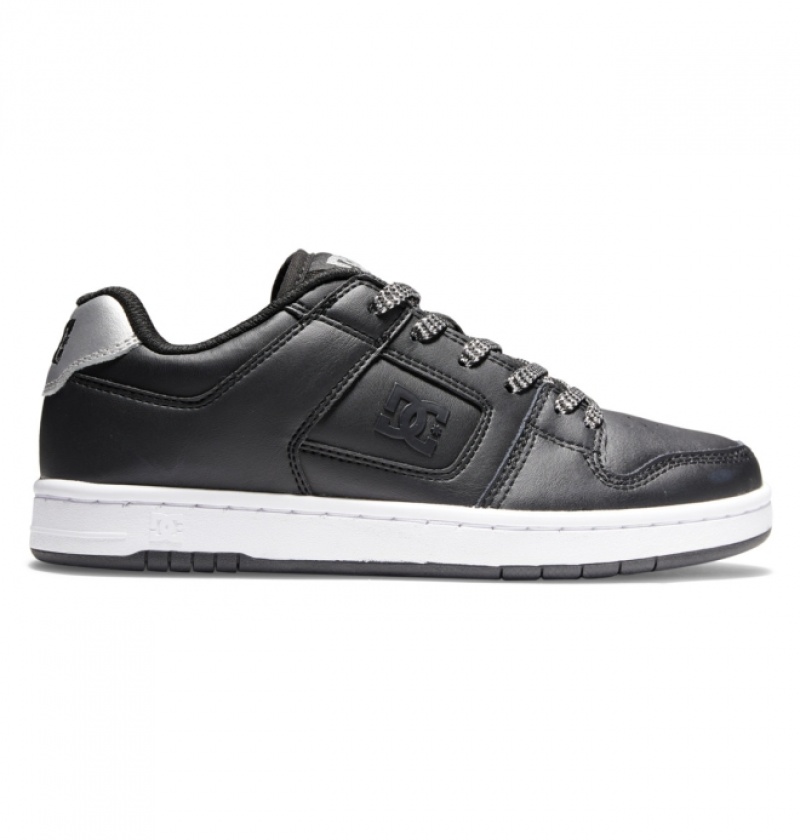 Basket DC Manteca 4 Noir Argent Femme | UXU-6607055