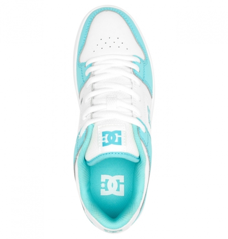 Basket DC Manteca 4 Blanche Bleu Femme | JVZ-9171564