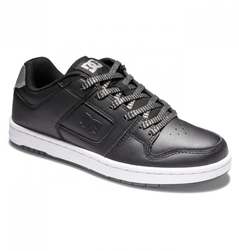 Basket DC Manteca 4 Noir Argent Femme | UXU-6607055