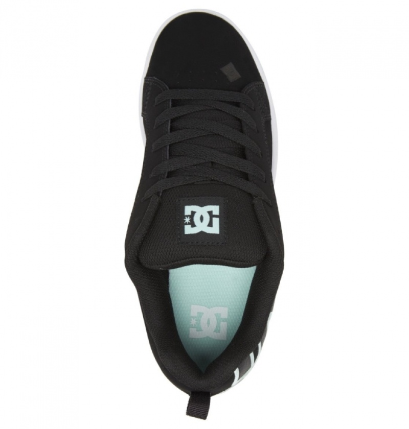 Basket DC Court Graffik Noir Vert Femme | GBJ-4842997