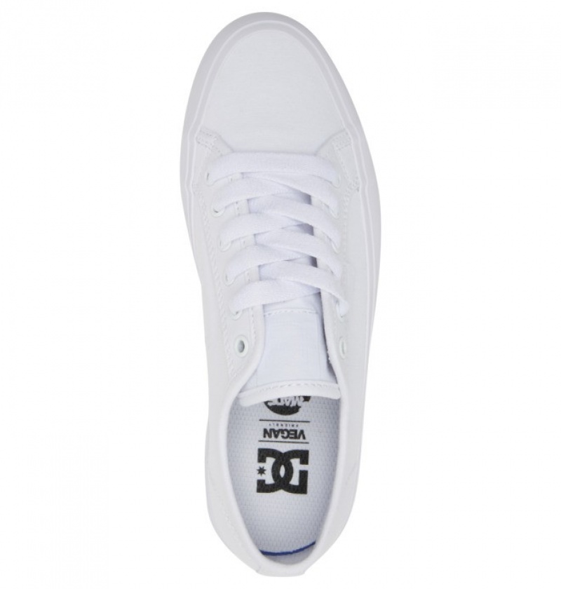 Basket DC Manual Plateforme Blanche Femme | VJS-2179936