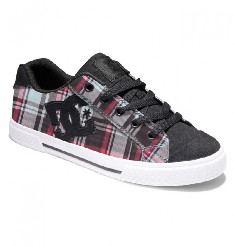 Basket DC Chelsea Noir Bleu Femme | KVR-9970272