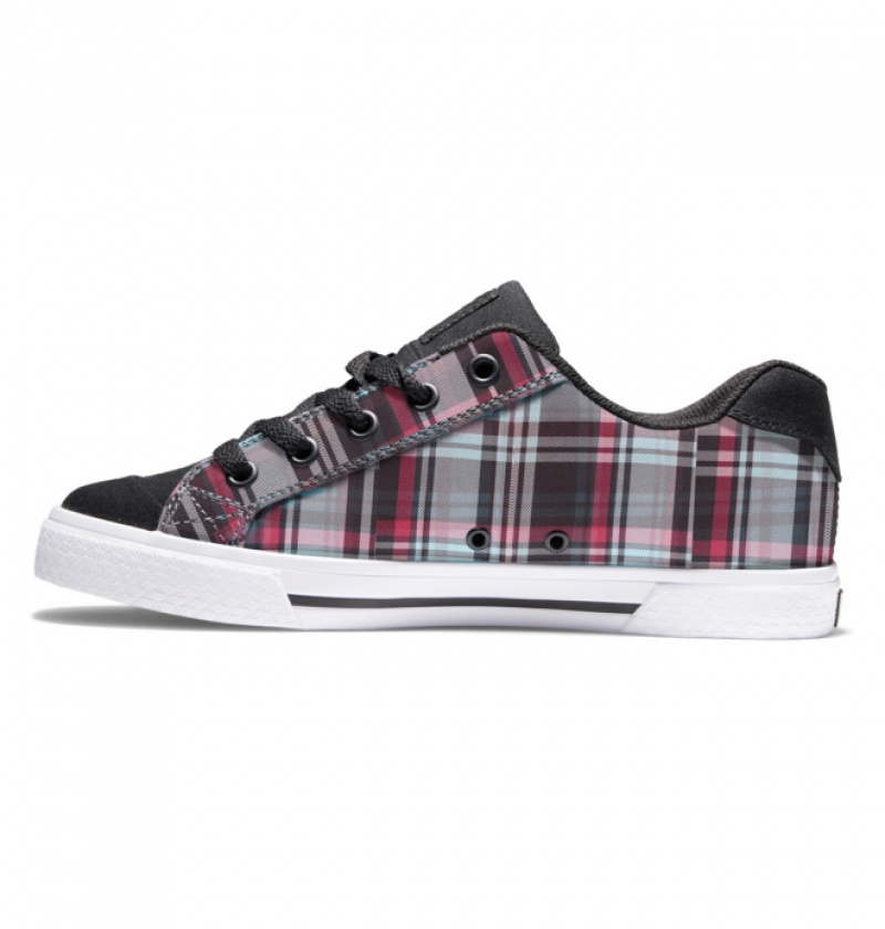 Basket DC Chelsea Noir Bleu Femme | KVR-9970272