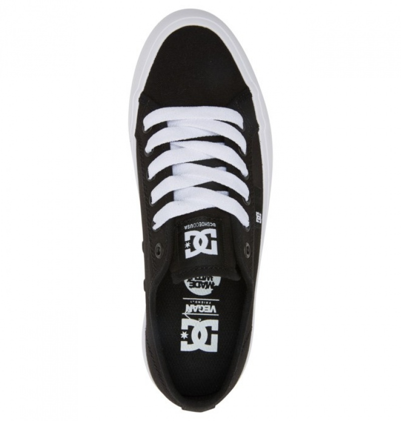 Basket DC Manual Plateforme Noir Blanche Femme | INO-8008209