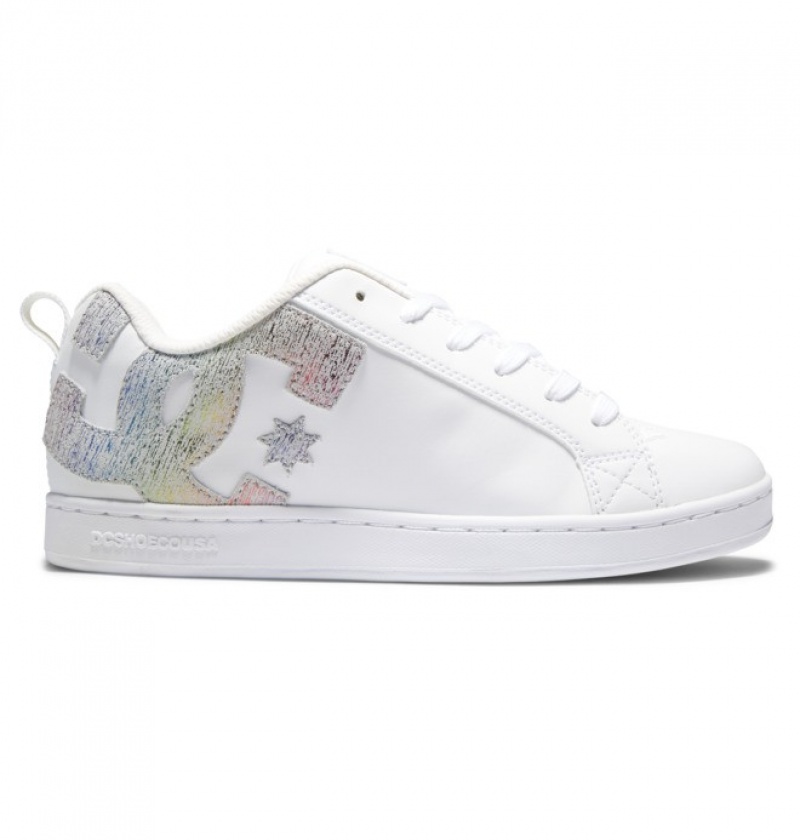 Basket DC Court Graffik Blanche Multicolore Femme | BUS-3310179