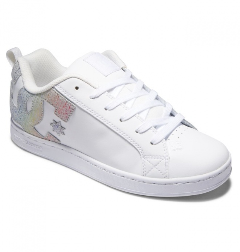 Basket DC Court Graffik Blanche Multicolore Femme | BUS-3310179